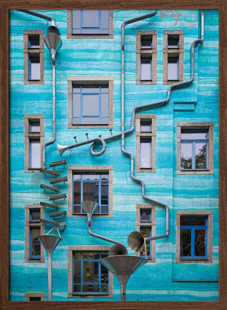 Art in the backyard Poster